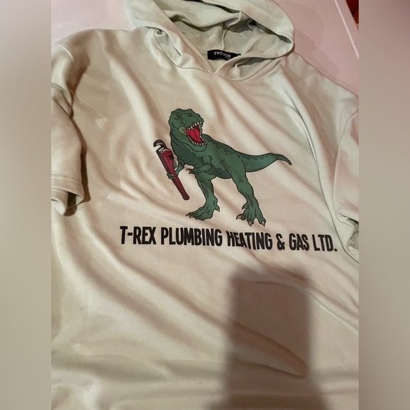 🥊🦖T-Rex Plumbing Heating & Gas Ltd. Boxing Trainher Gym US XL Short Sleeve🦖🥊 - Picture 6 of 11